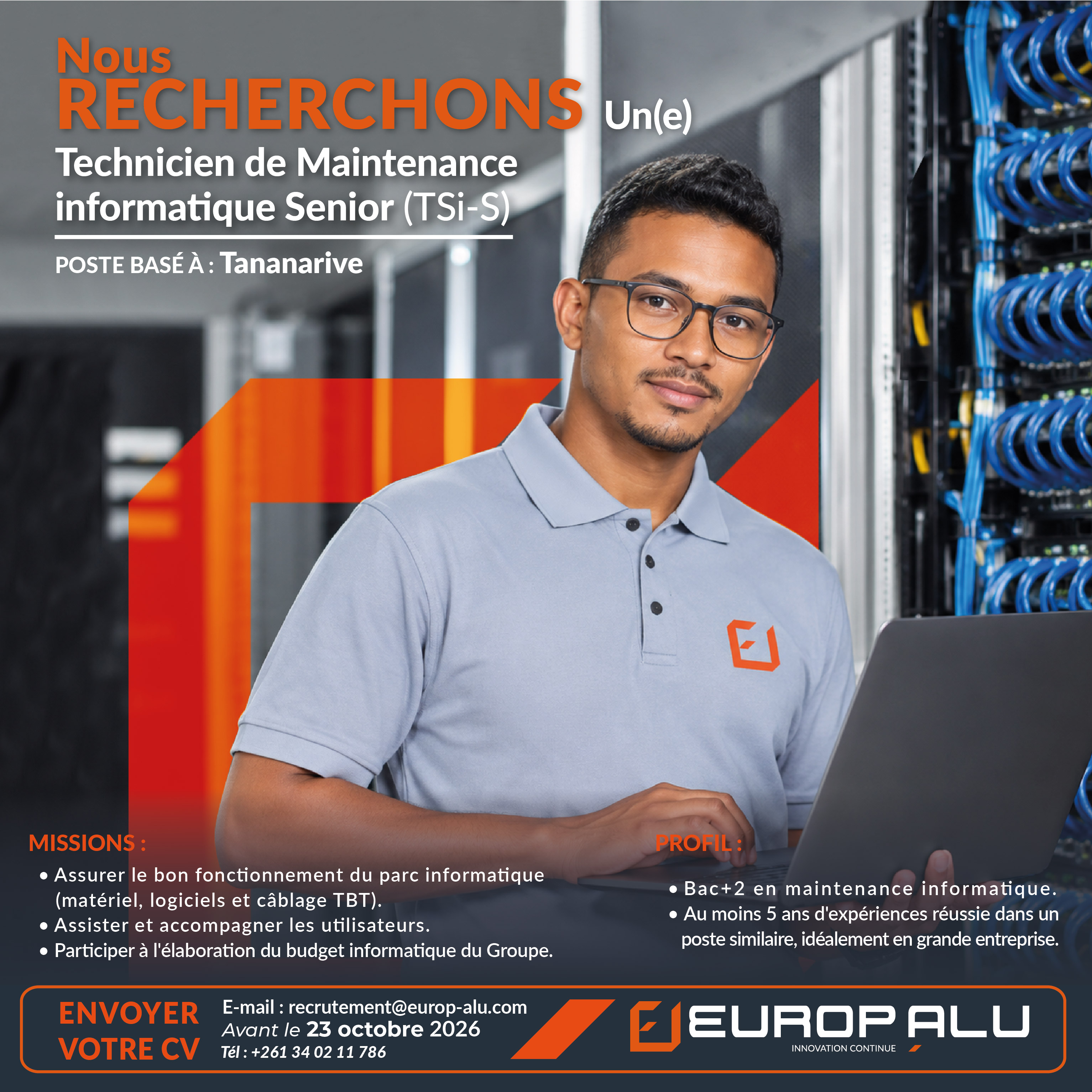 Technicien de Maintenance Informatique Senior (TSI-S)